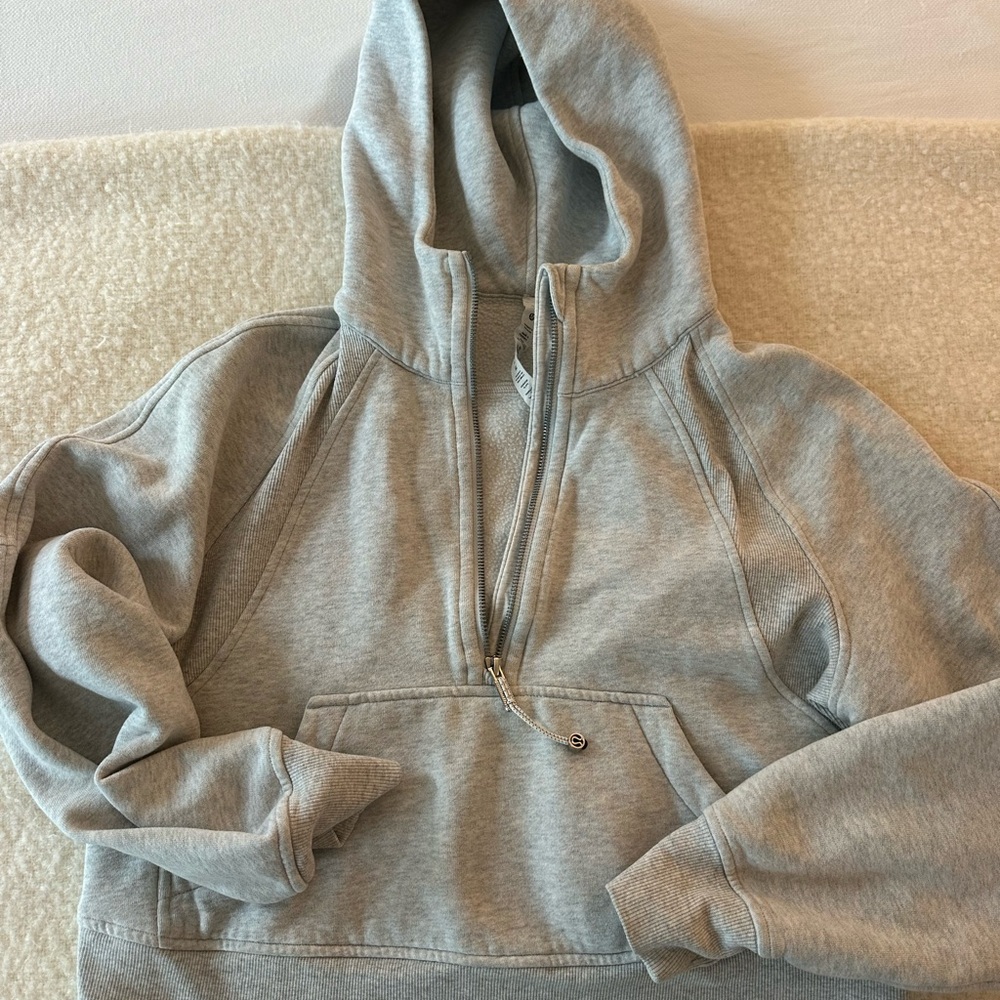 Lululemon Crop Scuba Half Zip Hoodie